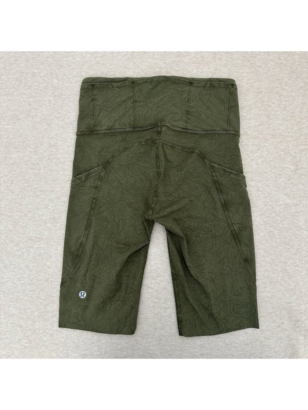 Lululemon Fast And Free Shorts Women’s Size 4 Ice Wash Green Low Waist Running